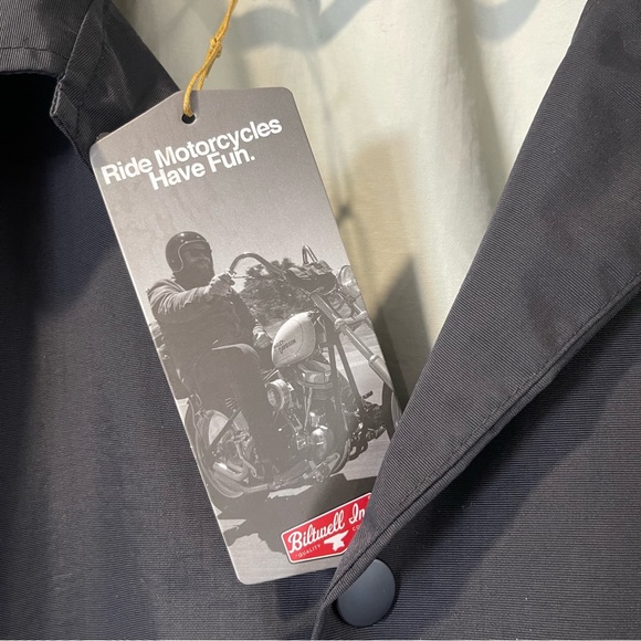 Biltwell unisex Bulldog Windbreaker Jacket - Picture 9 of 15